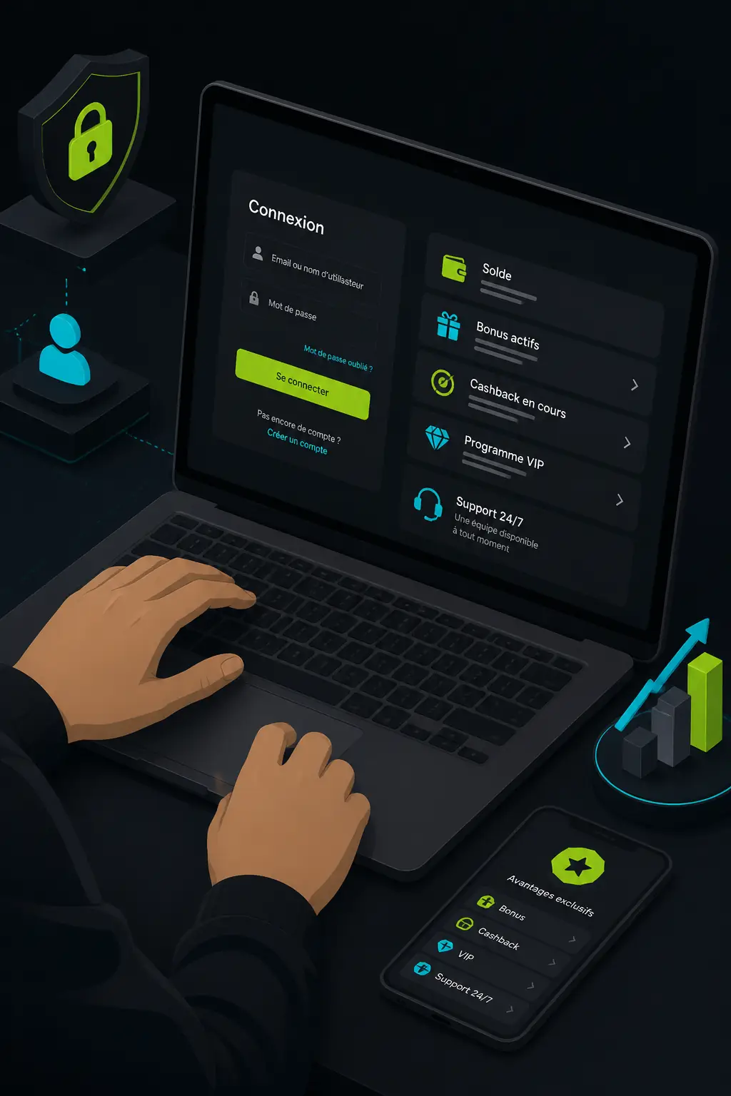 Spinit Casino Login : connecte-toi à ton compte visual guide for Spinit Casino